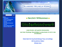 Tablet Screenshot of glaskern.de